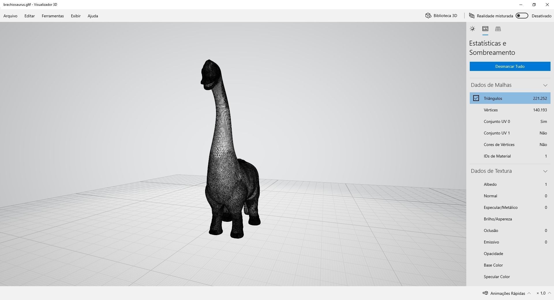 brachiosaurus sculpture - printable toy 3D print model_9