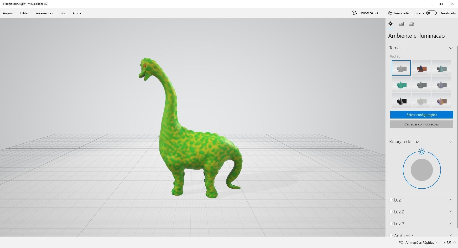 brachiosaurus sculpture - printable toy 3D print model_3