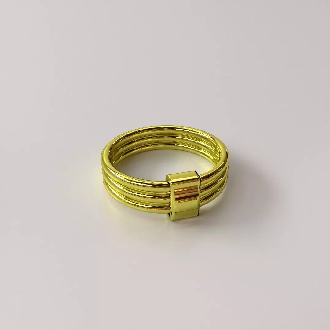 Golden Ring 3D model_0