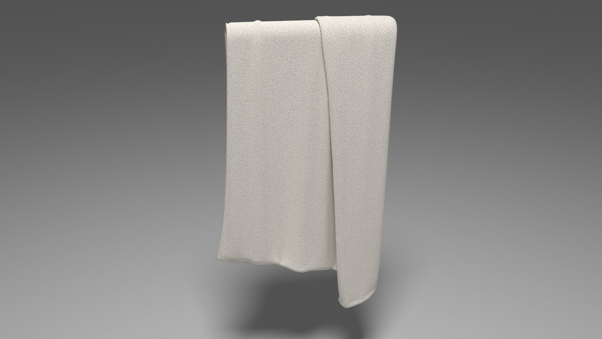 Grey Towel -  3ds Max  3D model_45
