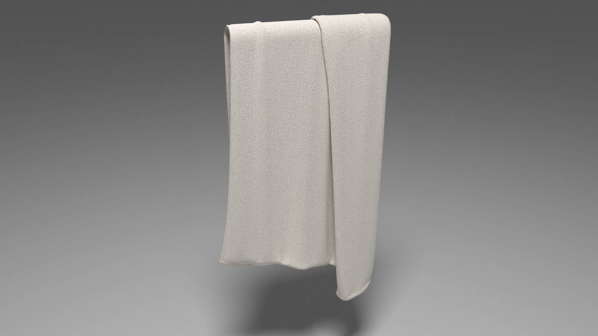 Grey Towel -  3ds Max  3D model_44