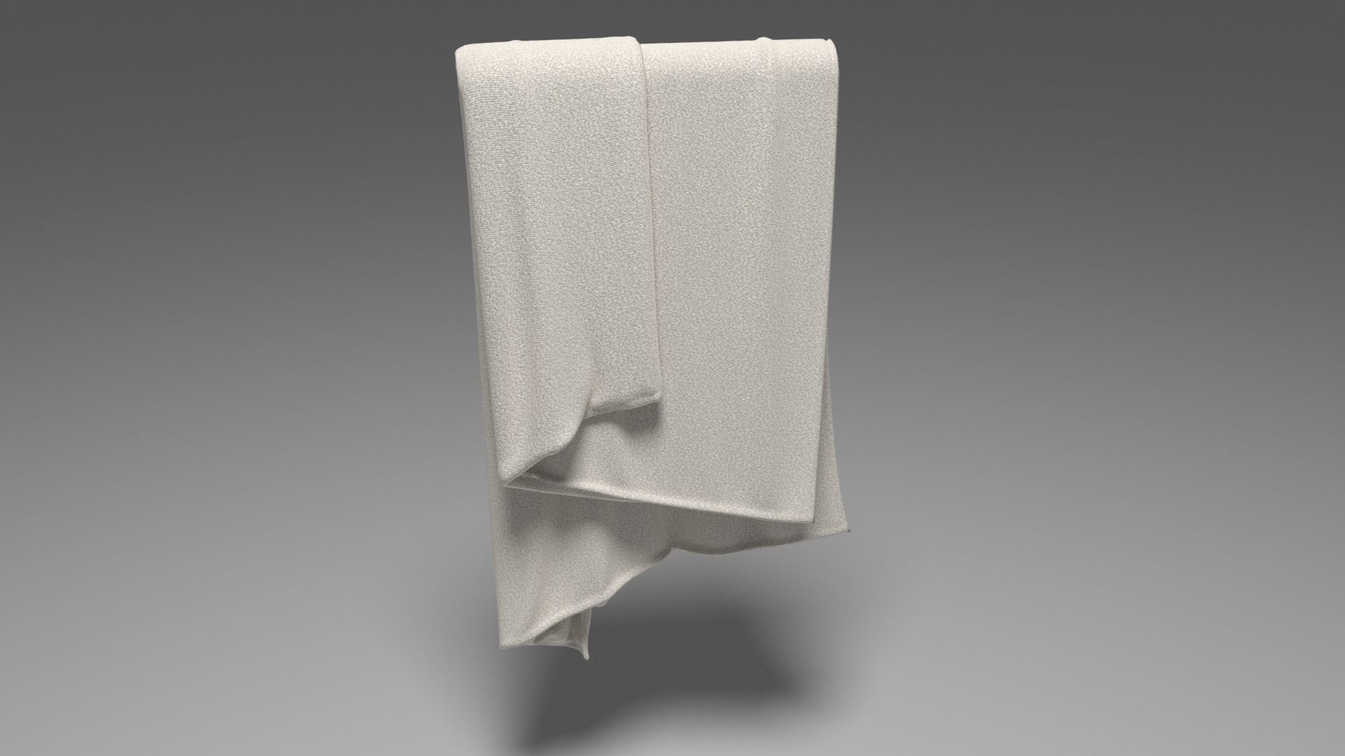 Grey Towel -  3ds Max  3D model_27