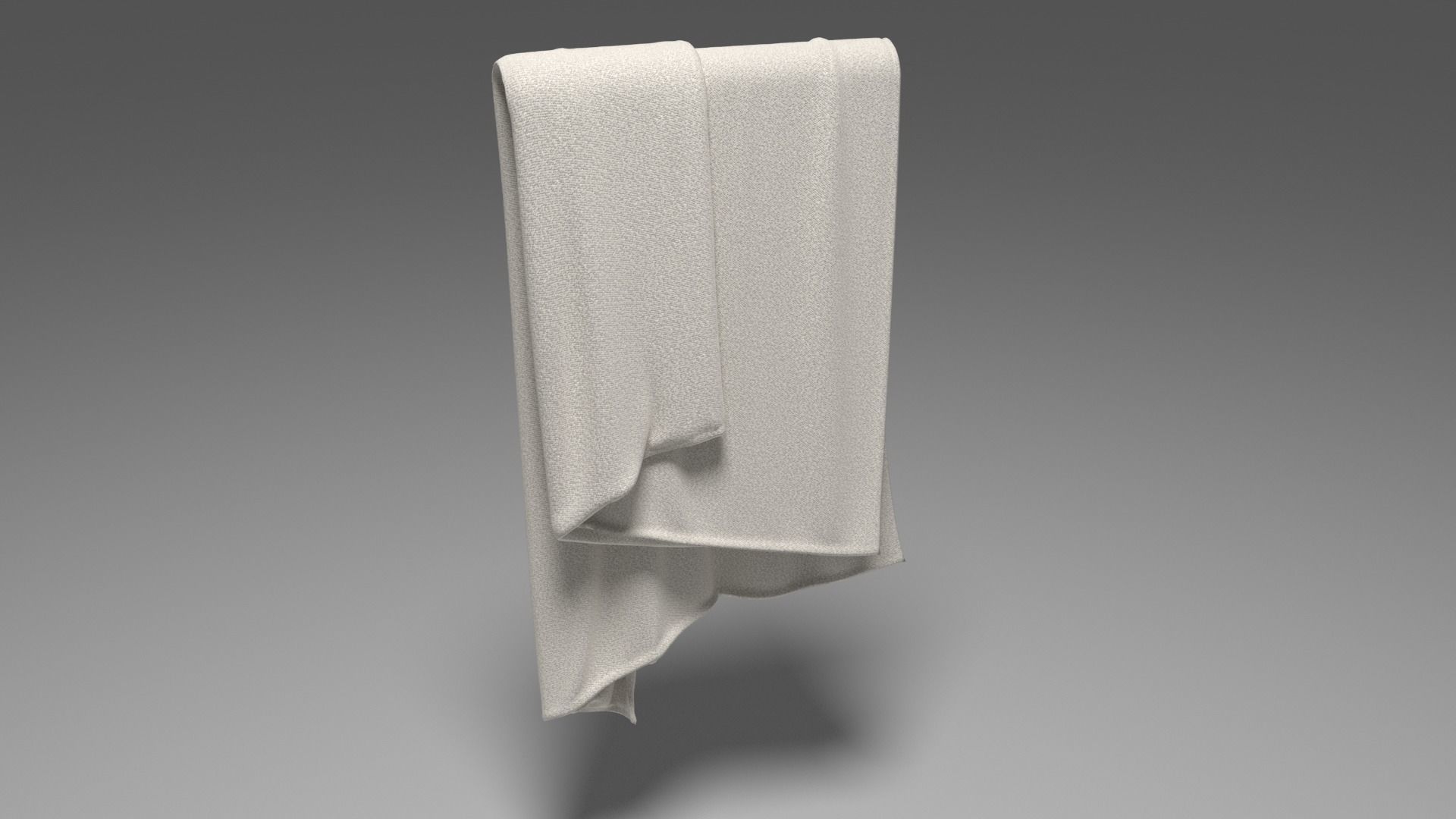 Grey Towel -  3ds Max  3D model_26