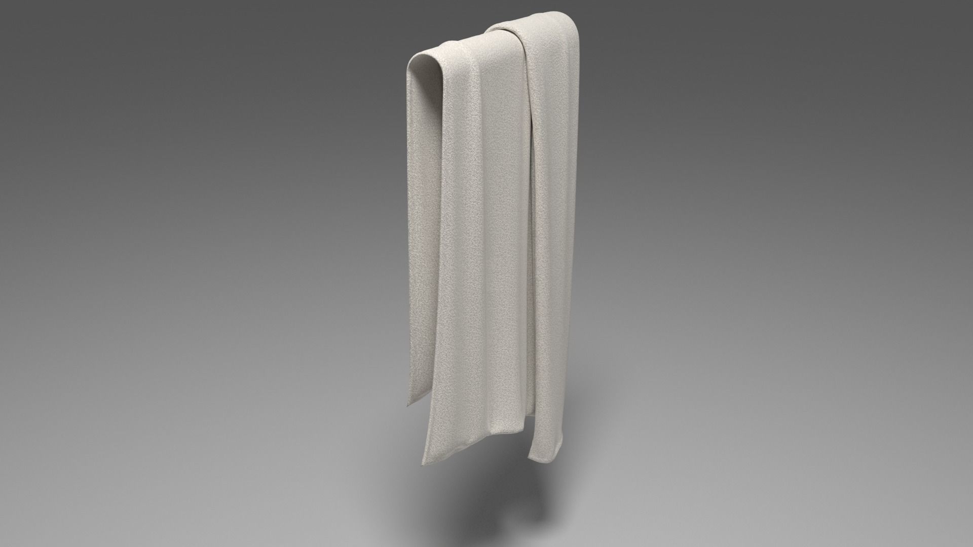 Grey Towel -  3ds Max  3D model_40