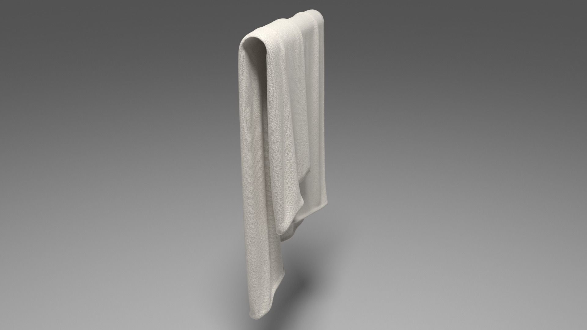 Grey Towel -  3ds Max  3D model_21