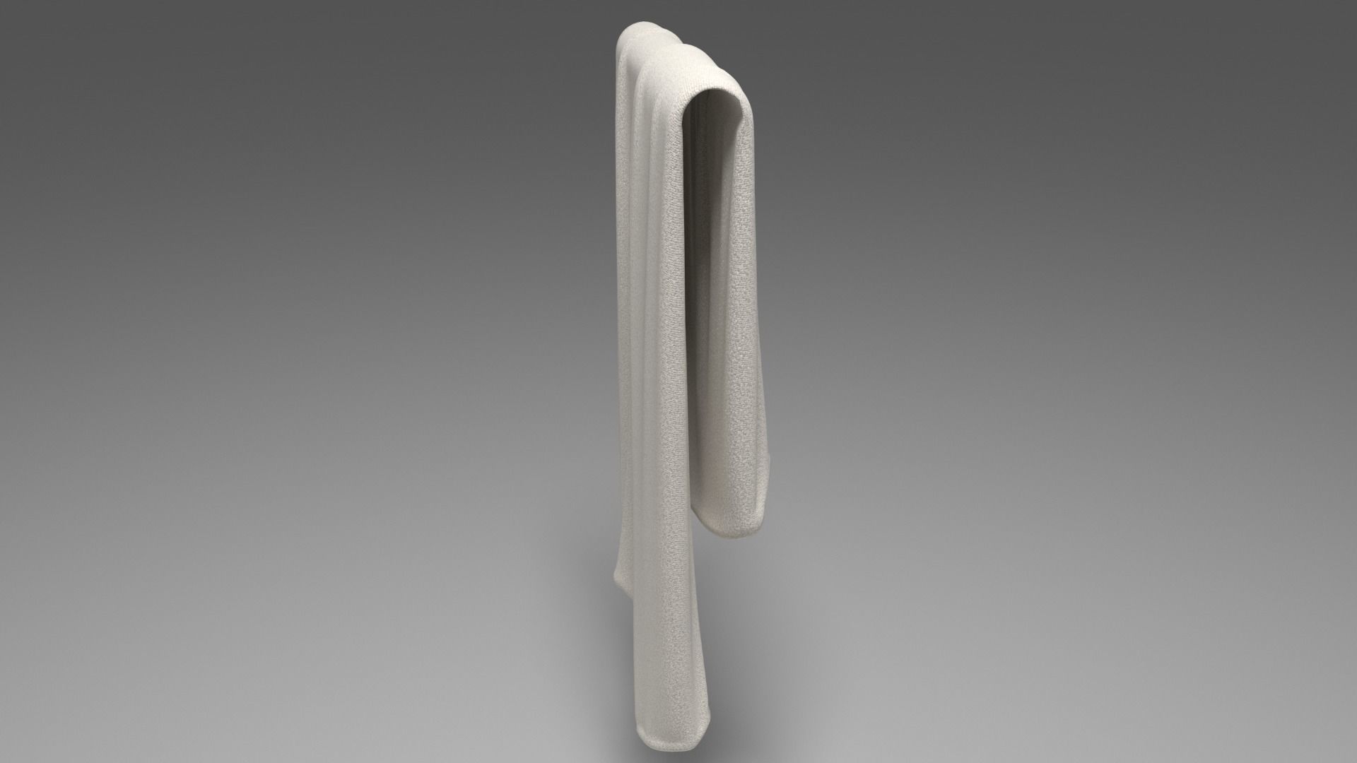 Grey Towel -  3ds Max  3D model_18