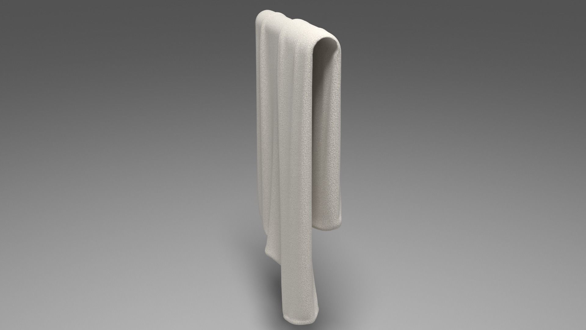 Grey Towel -  3ds Max  3D model_17