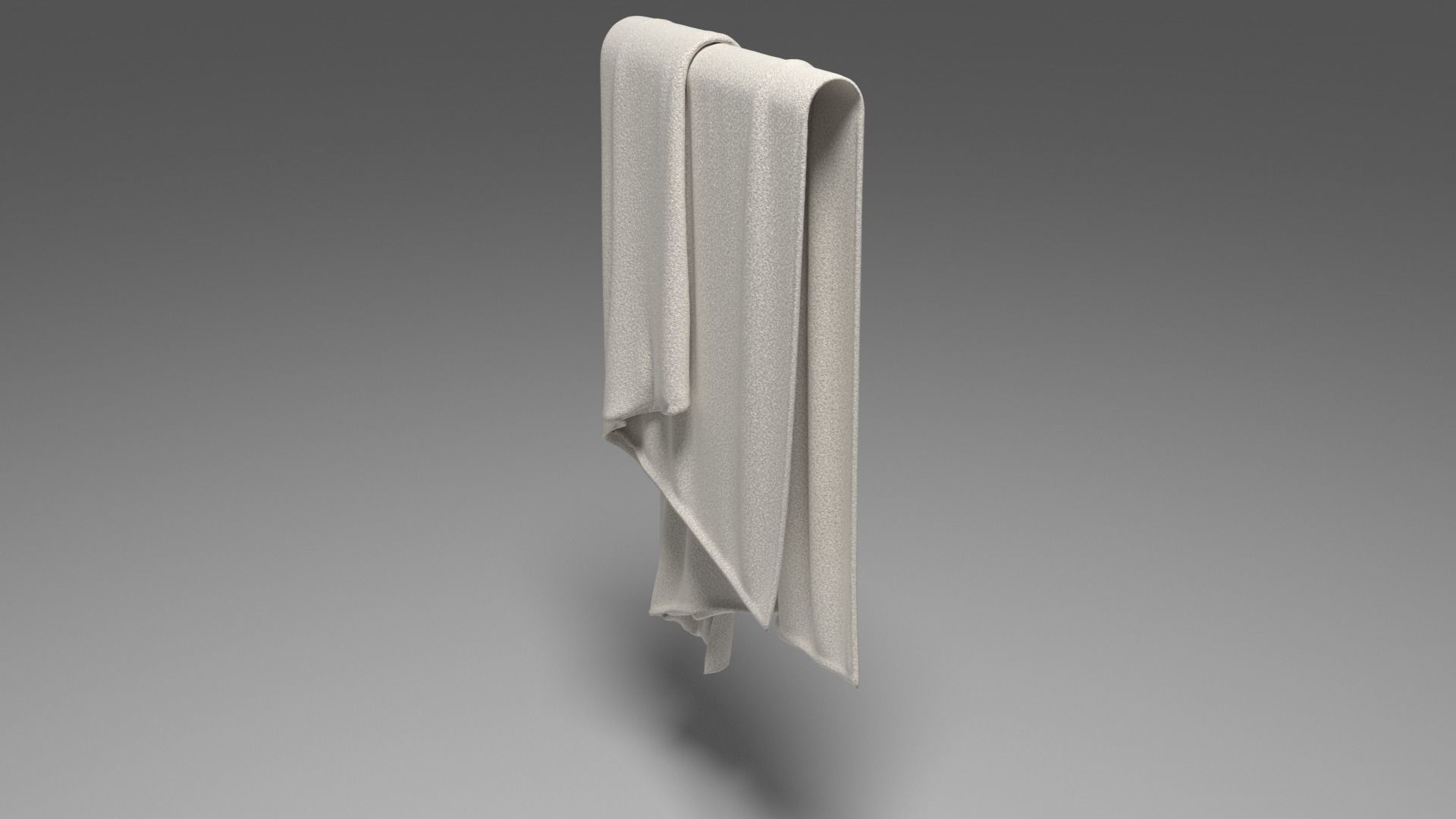 Grey Towel -  3ds Max  3D model_34