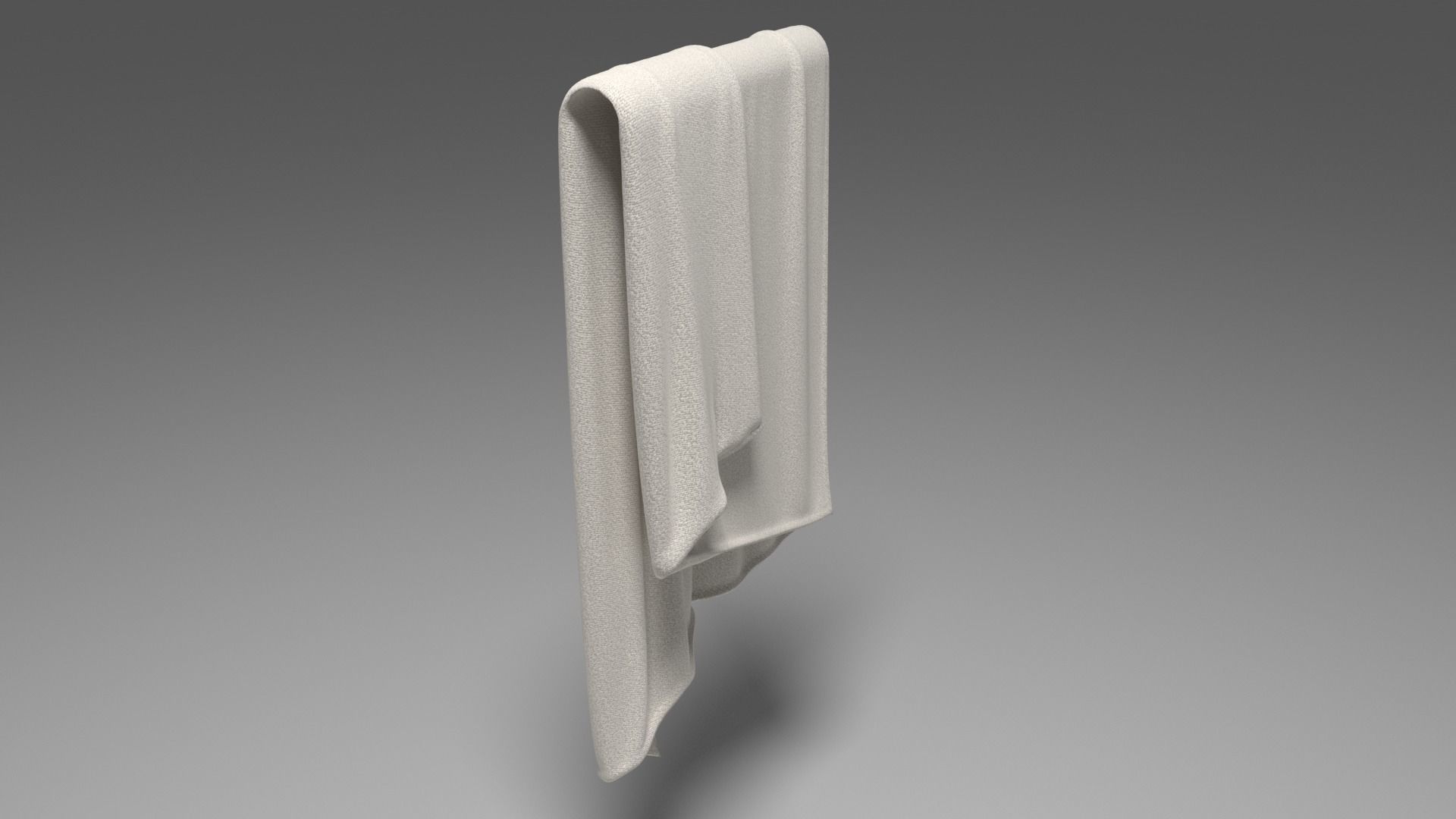 Grey Towel -  3ds Max  3D model_22