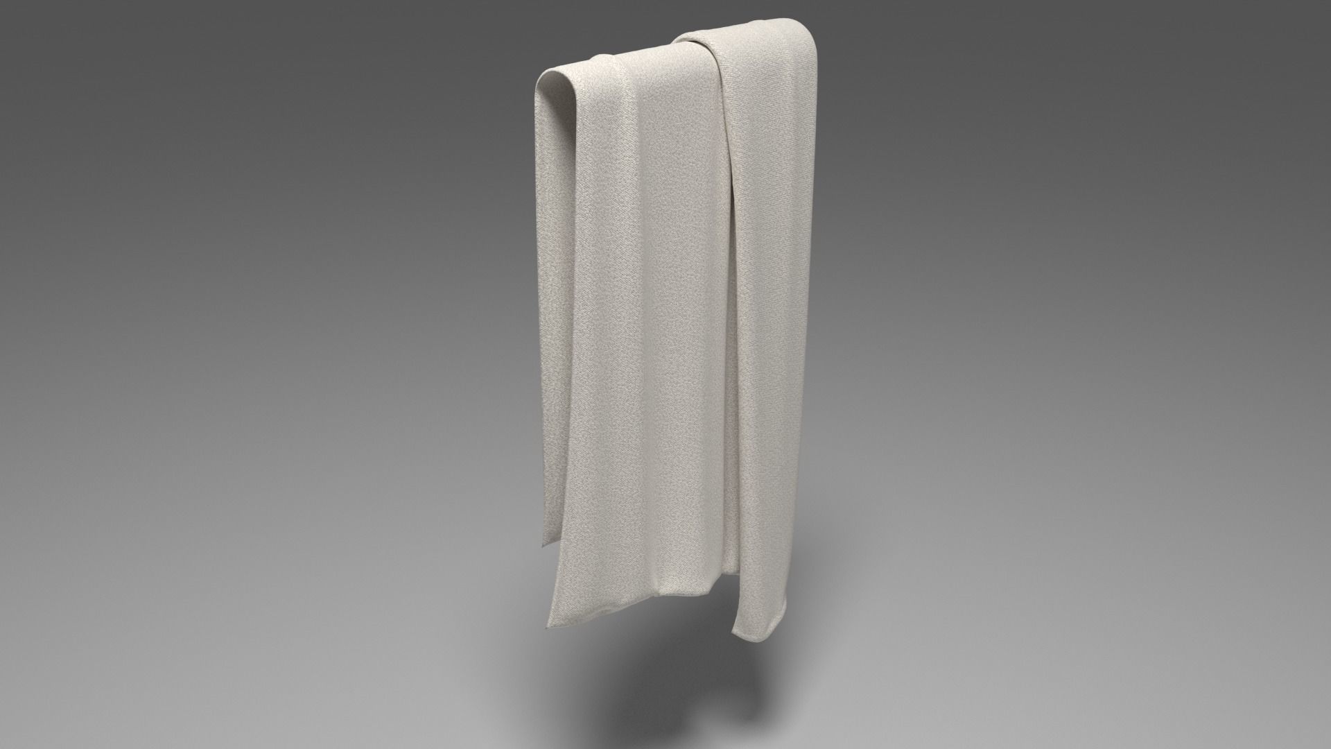 Grey Towel -  3ds Max  3D model_41