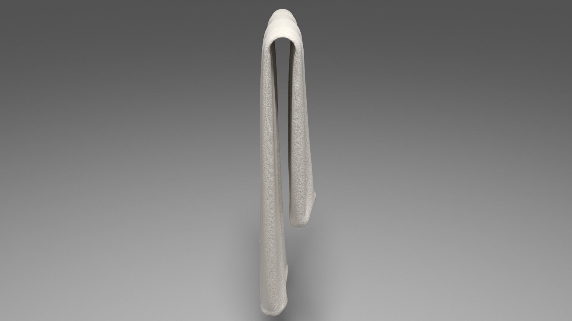 Grey Towel -  3ds Max  3D model_19