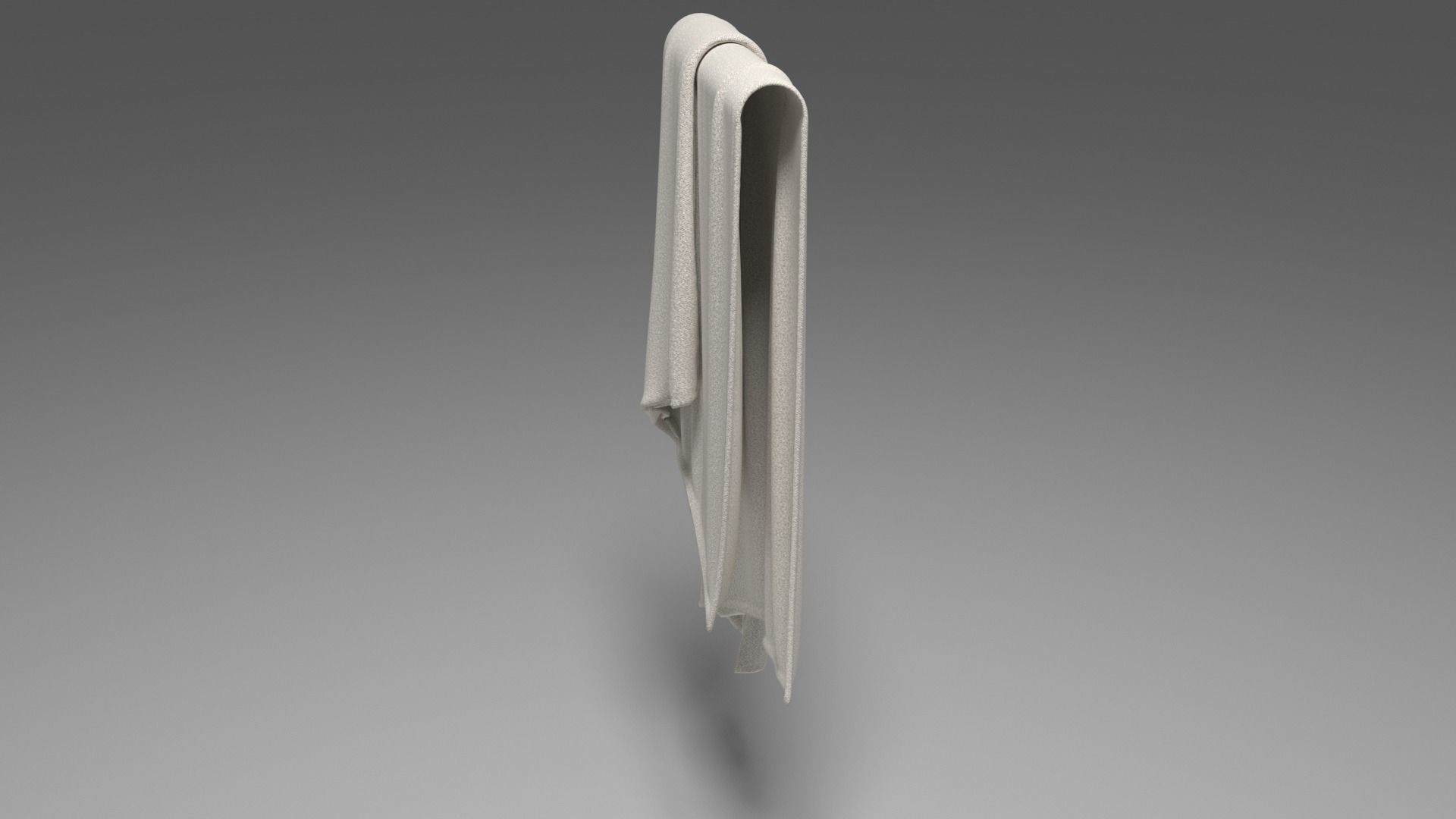 Grey Towel -  3ds Max  3D model_36