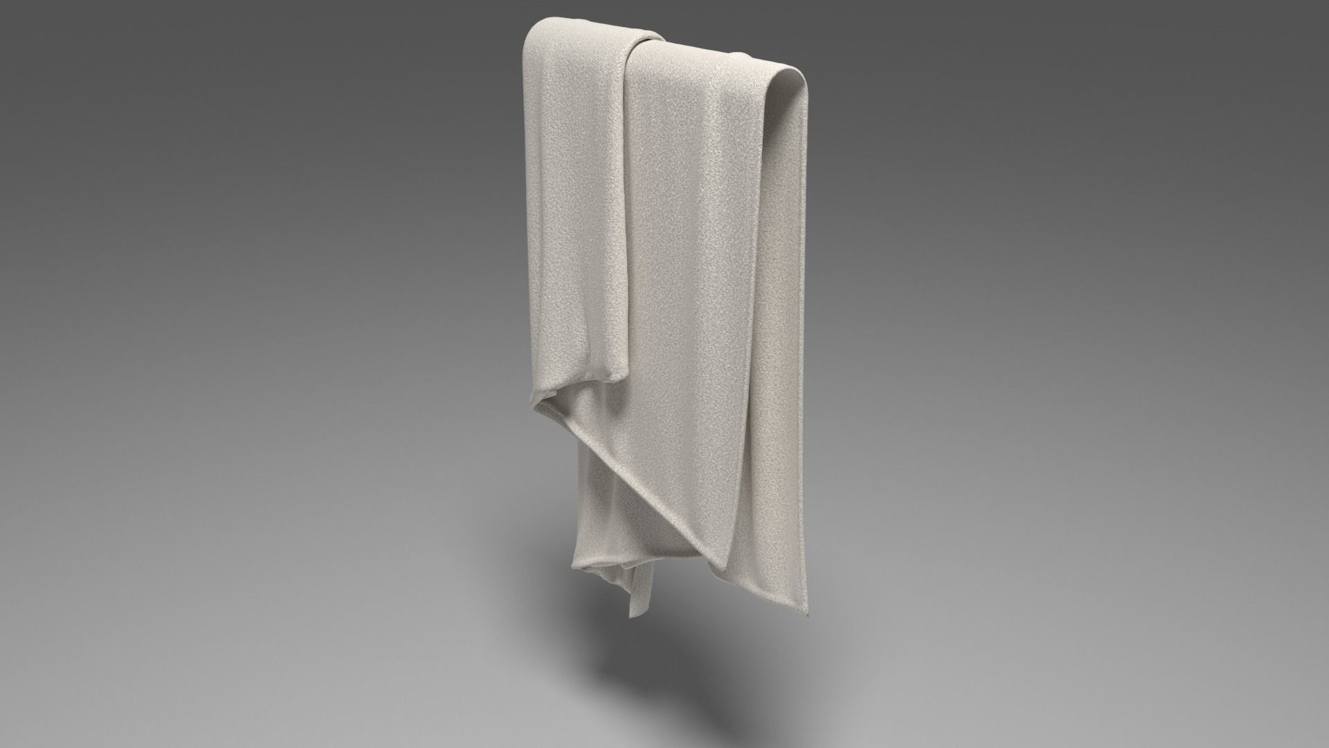 Grey Towel -  3ds Max  3D model_33