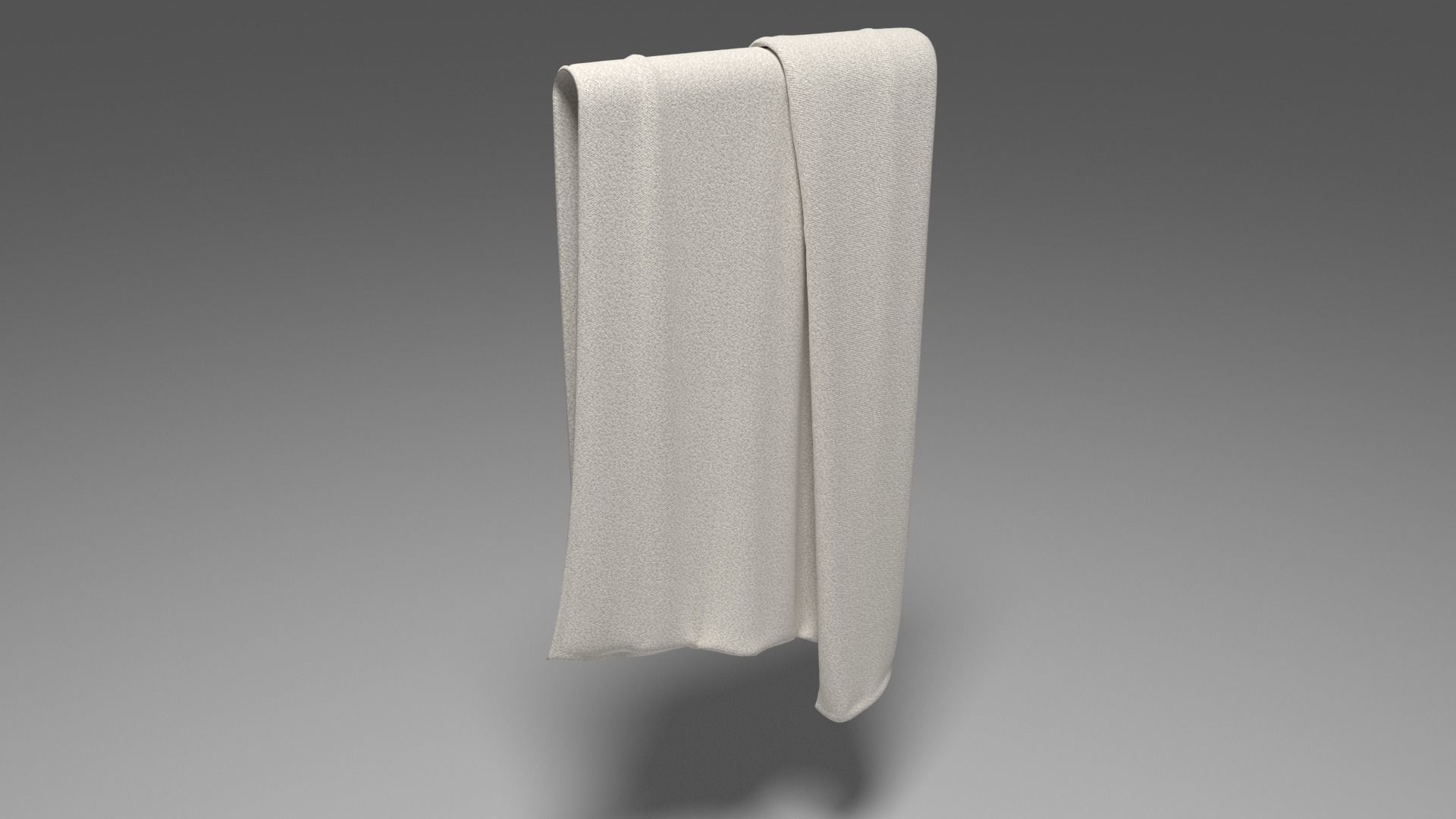 Grey Towel -  3ds Max  3D model_43