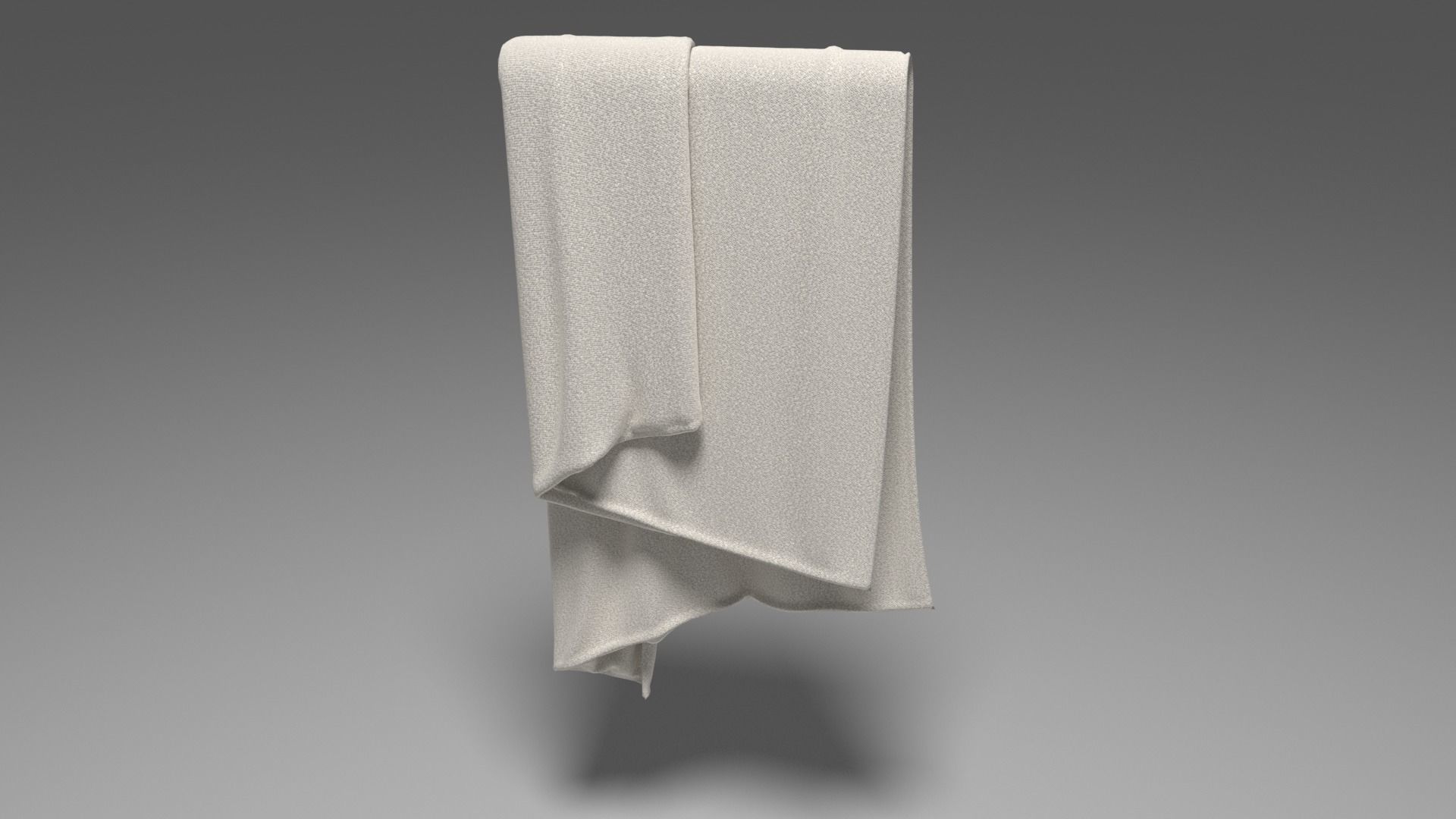 Grey Towel -  3ds Max  3D model_29
