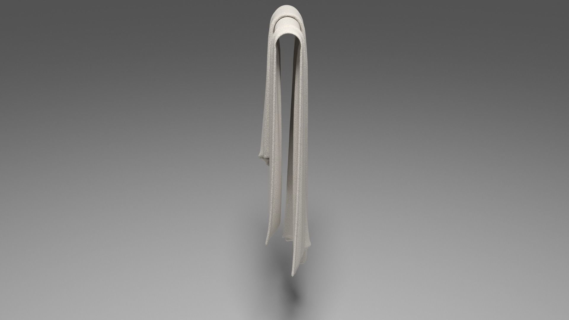 Grey Towel -  3ds Max  3D model_37