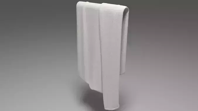 Grey Towel -  3ds Max 