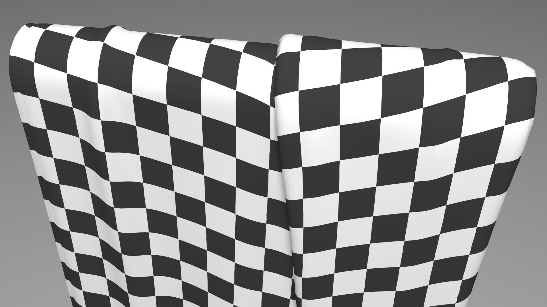 Grey Towel -  3ds Max  3D model_3