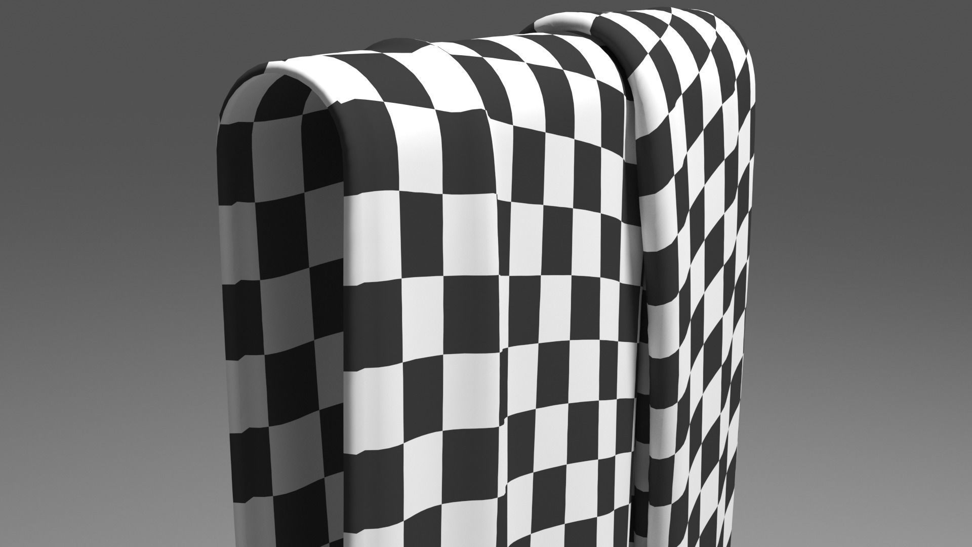 Grey Towel -  3ds Max  3D model_5