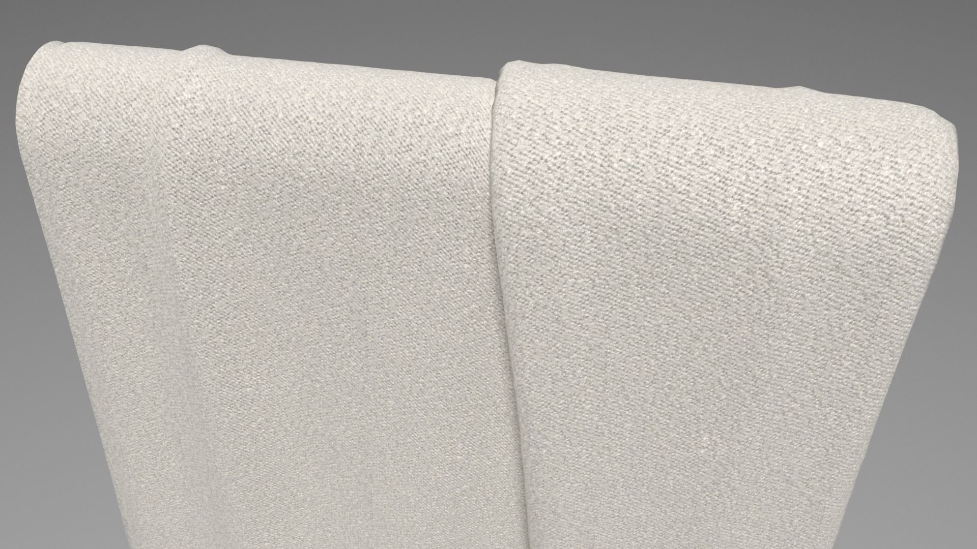 Grey Towel -  3ds Max  3D model_2