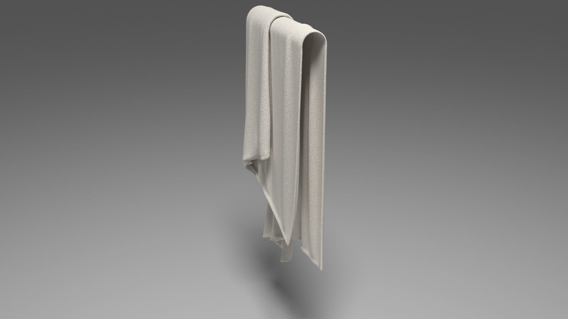 Grey Towel -  3ds Max  3D model_35