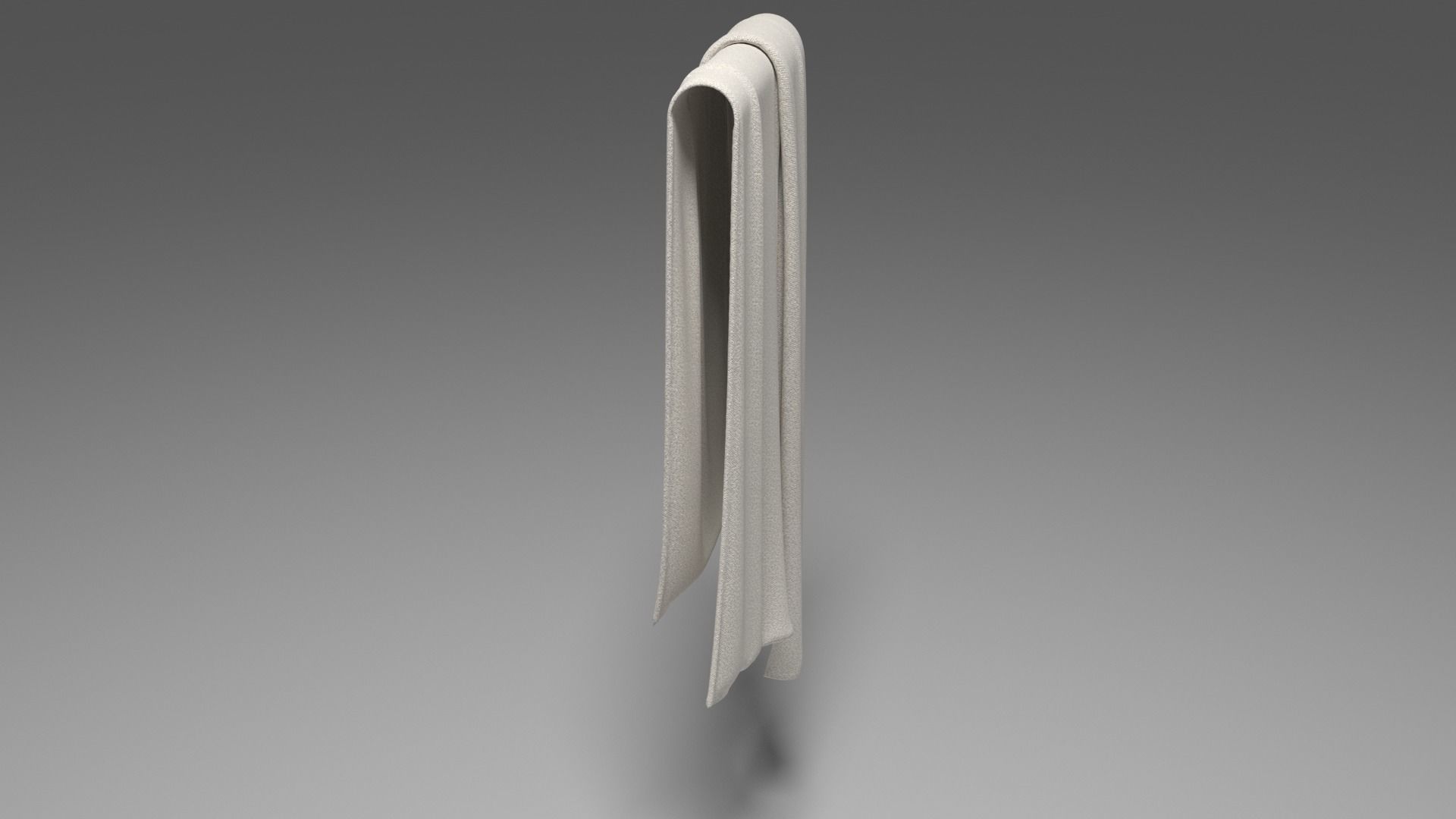 Grey Towel -  3ds Max  3D model_38