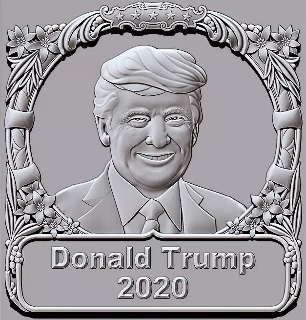 Donald Trump 2020 3D print model
