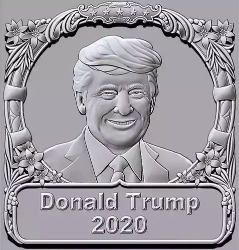 Donald Trump 2020 Free 3D print model