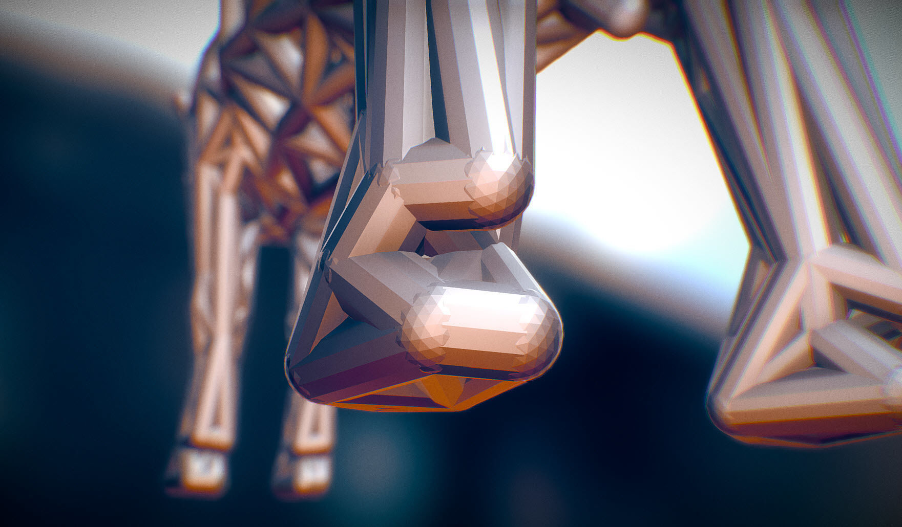 Goat 3d print made out of wood 3D print model_5