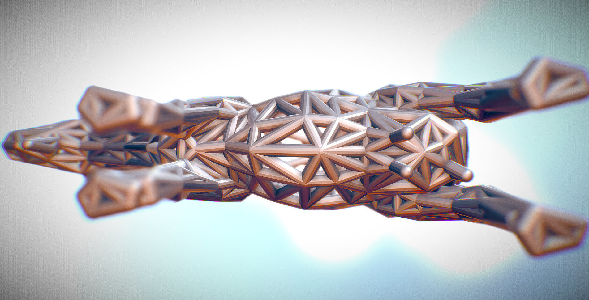 Goat 3d print made out of wood 3D print model_9