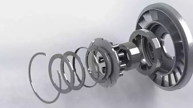 Torque convertor reactor - SolidWorks