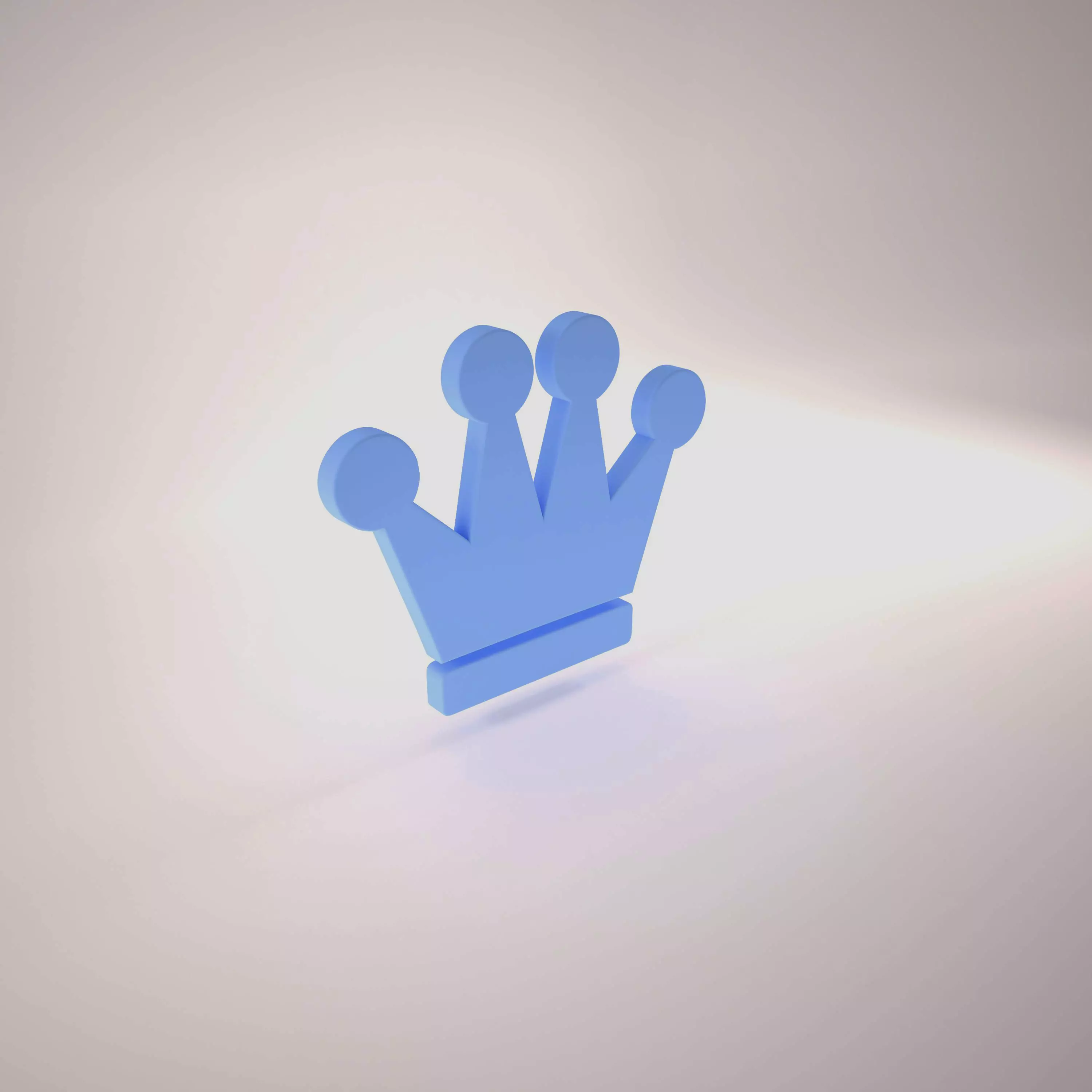King Crown Low-poly 3D model