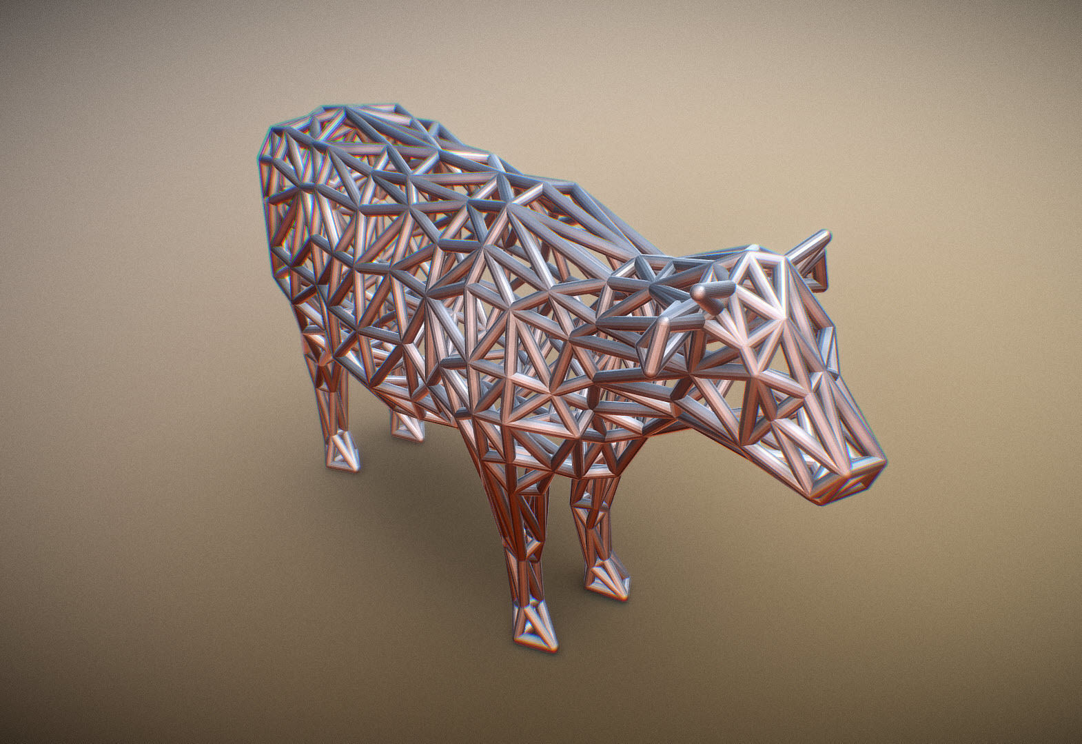 Cow 3d Printable 3D print model_5