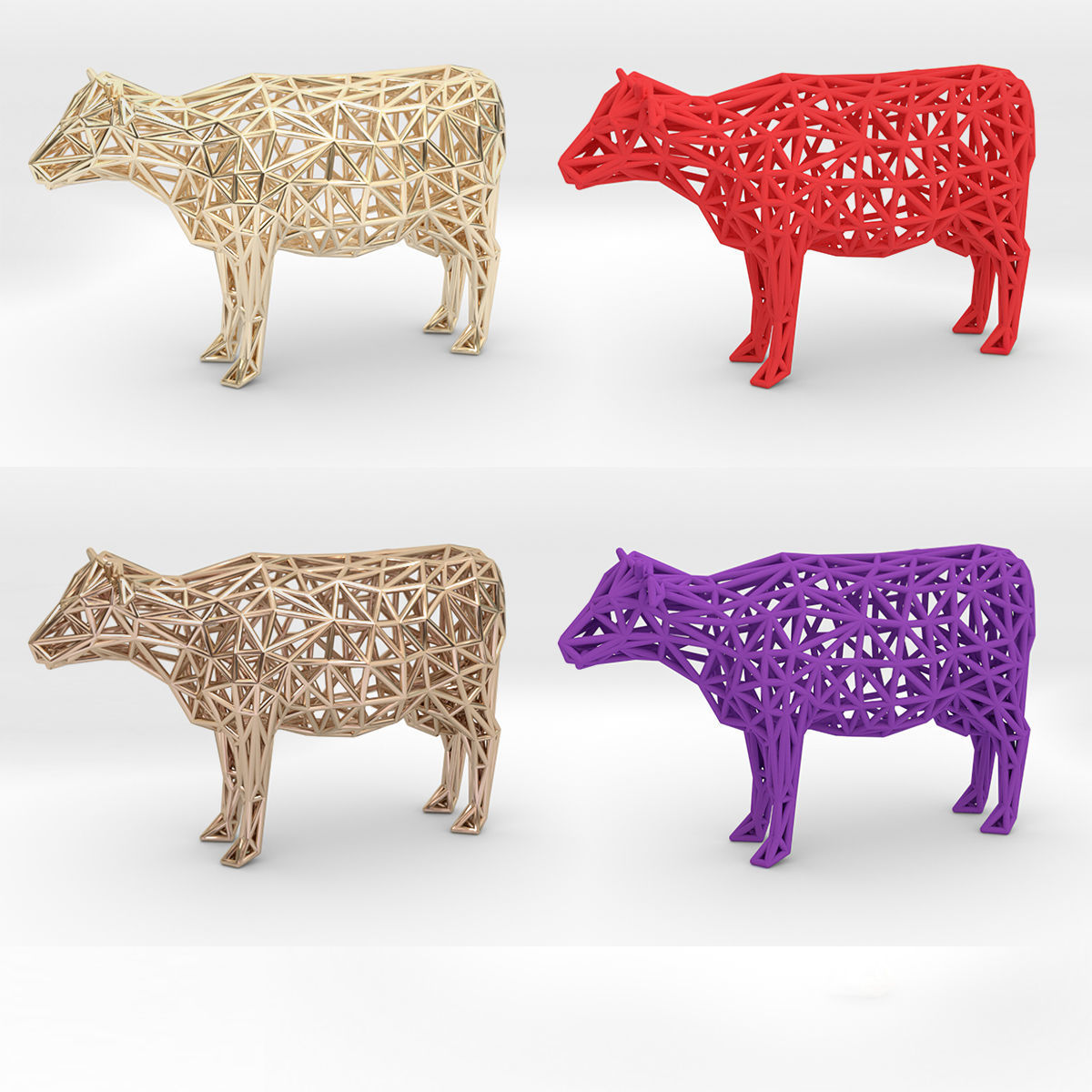 Cow 3d Printable 3D print model_17