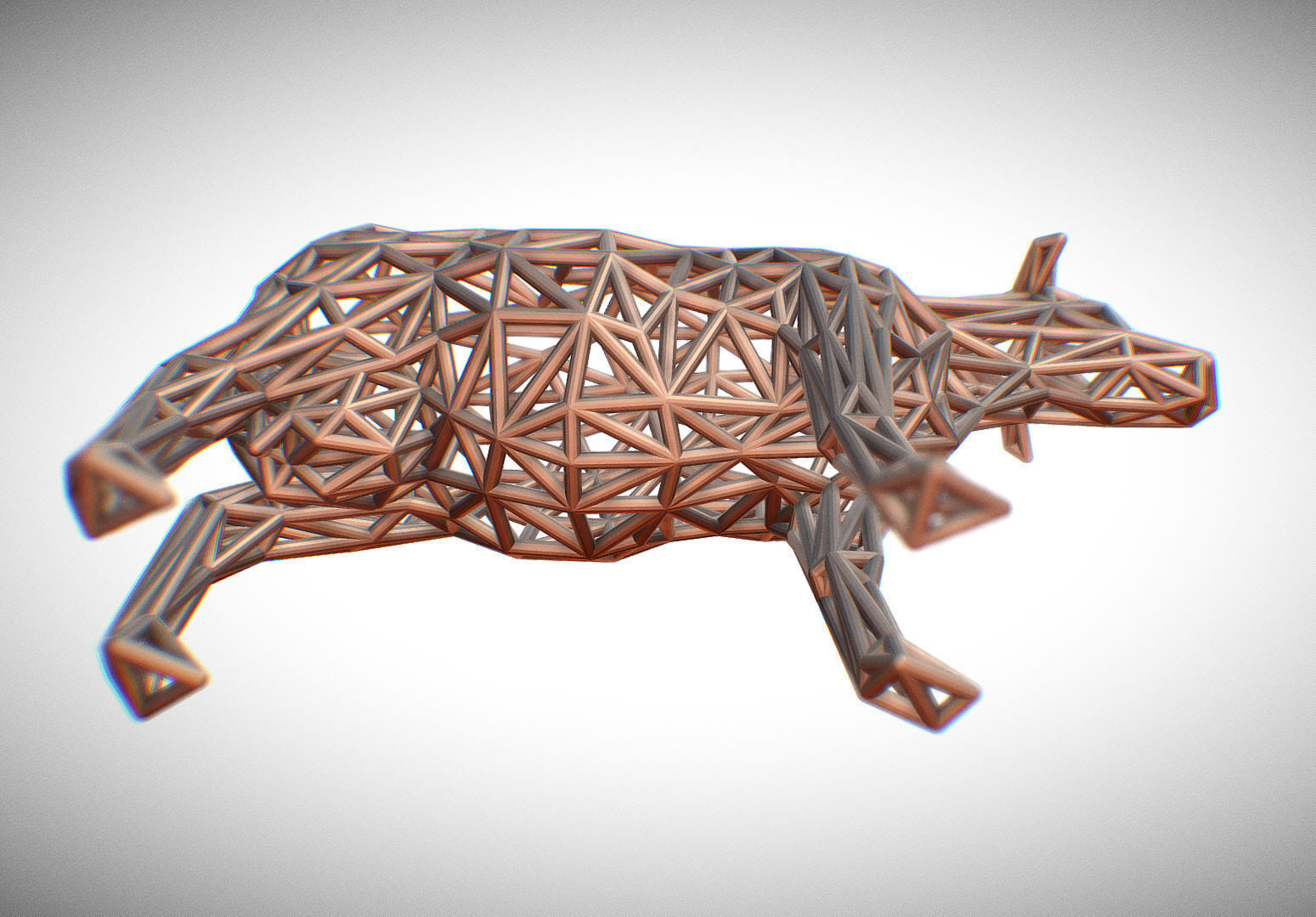 Cow 3d Printable 3D print model_4