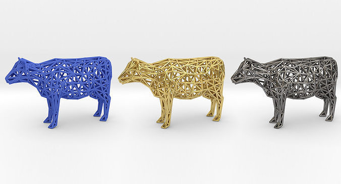 Cow 3d Printable 3D print model