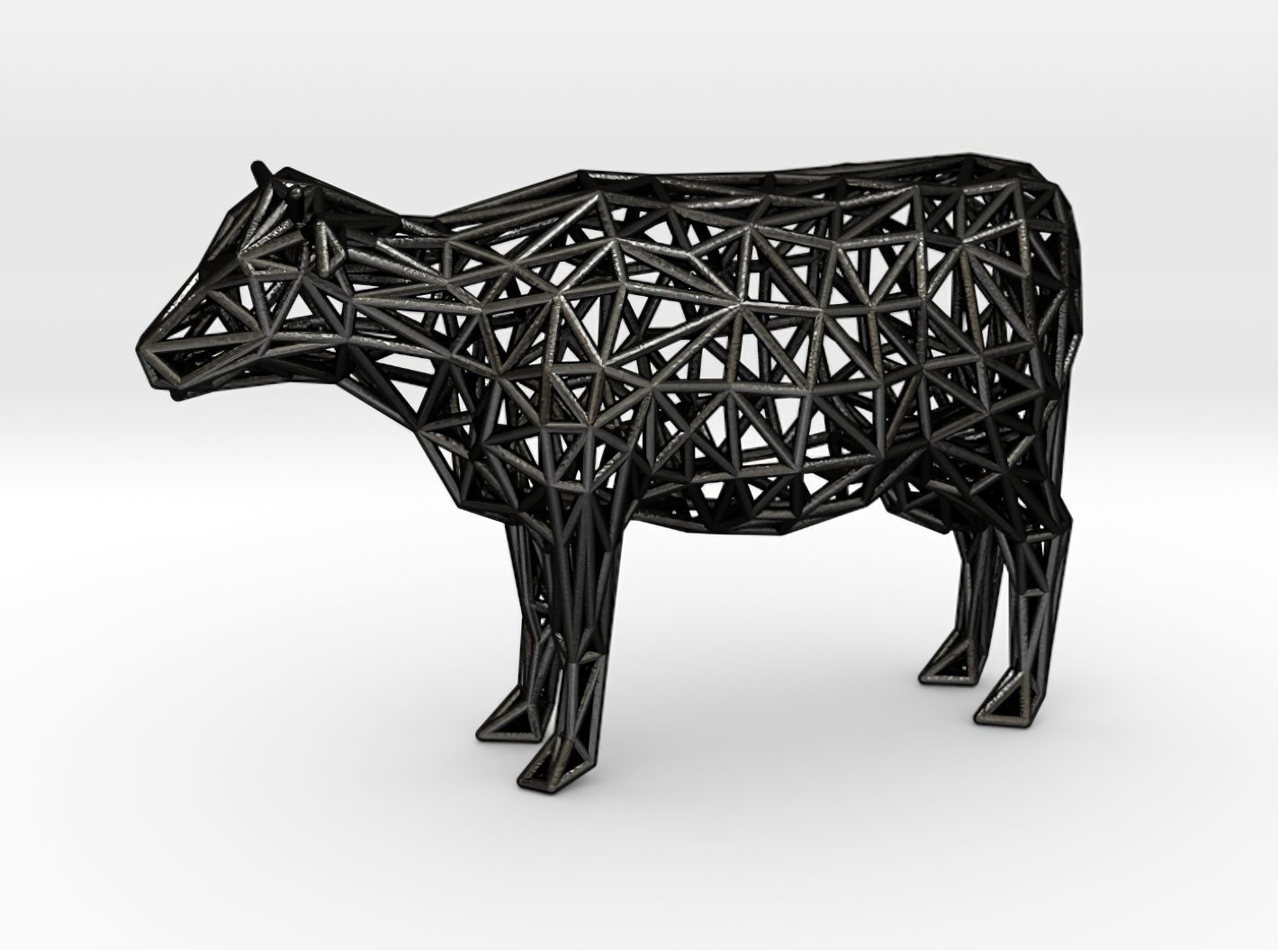 Cow 3d Printable 3D print model_30