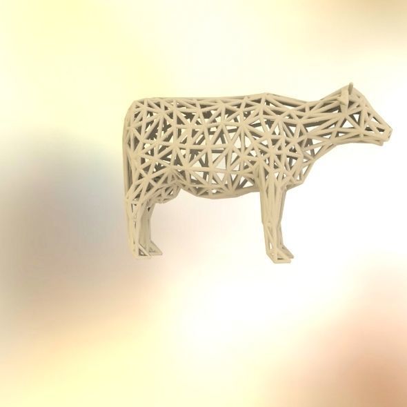 Cow 3d Printable 3D print model_46