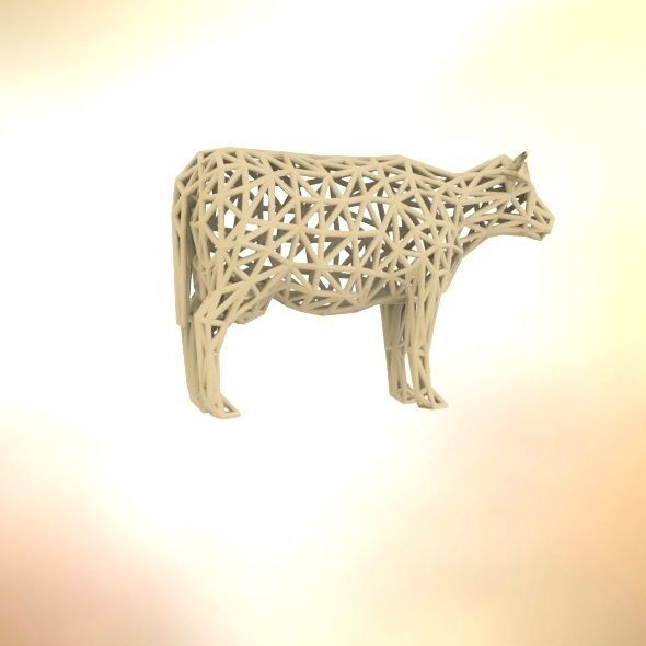 Cow 3d Printable 3D print model_48