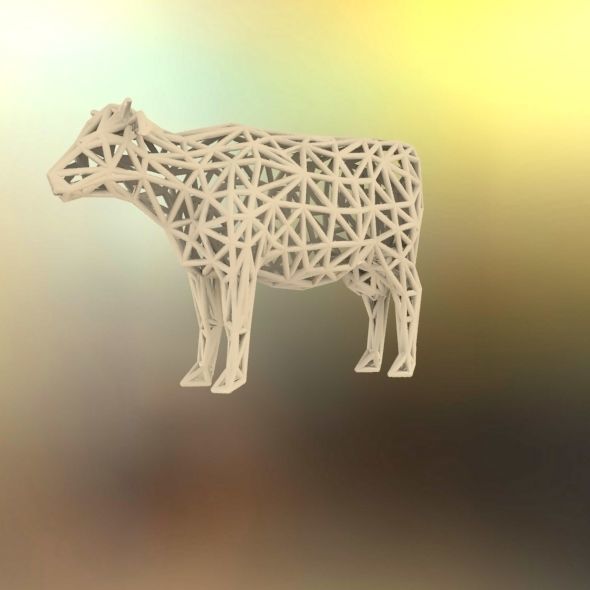 Cow 3d Printable 3D print model_61