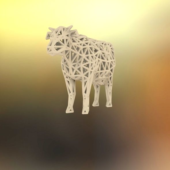 Cow 3d Printable 3D print model_63