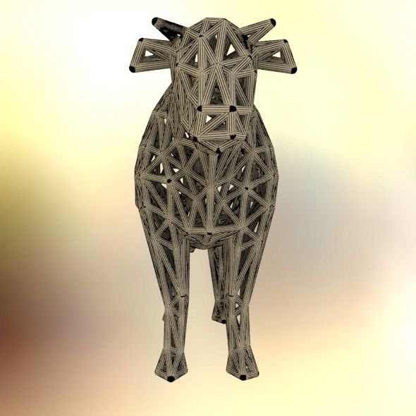 Cow 3d Printable 3D print model_13