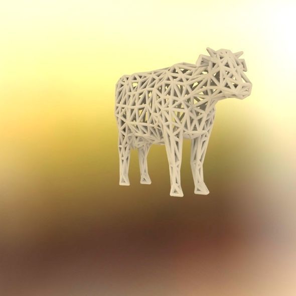 Cow 3d Printable 3D print model_66