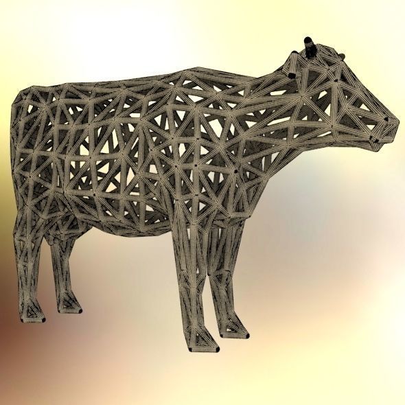Cow 3d Printable 3D print model_10