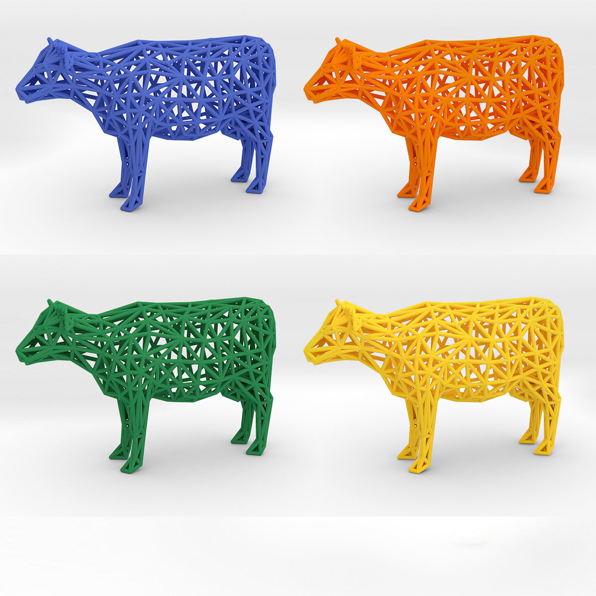 Cow 3d Printable 3D print model_16