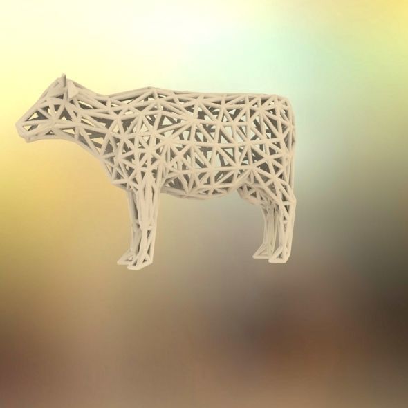 Cow 3d Printable 3D print model_60
