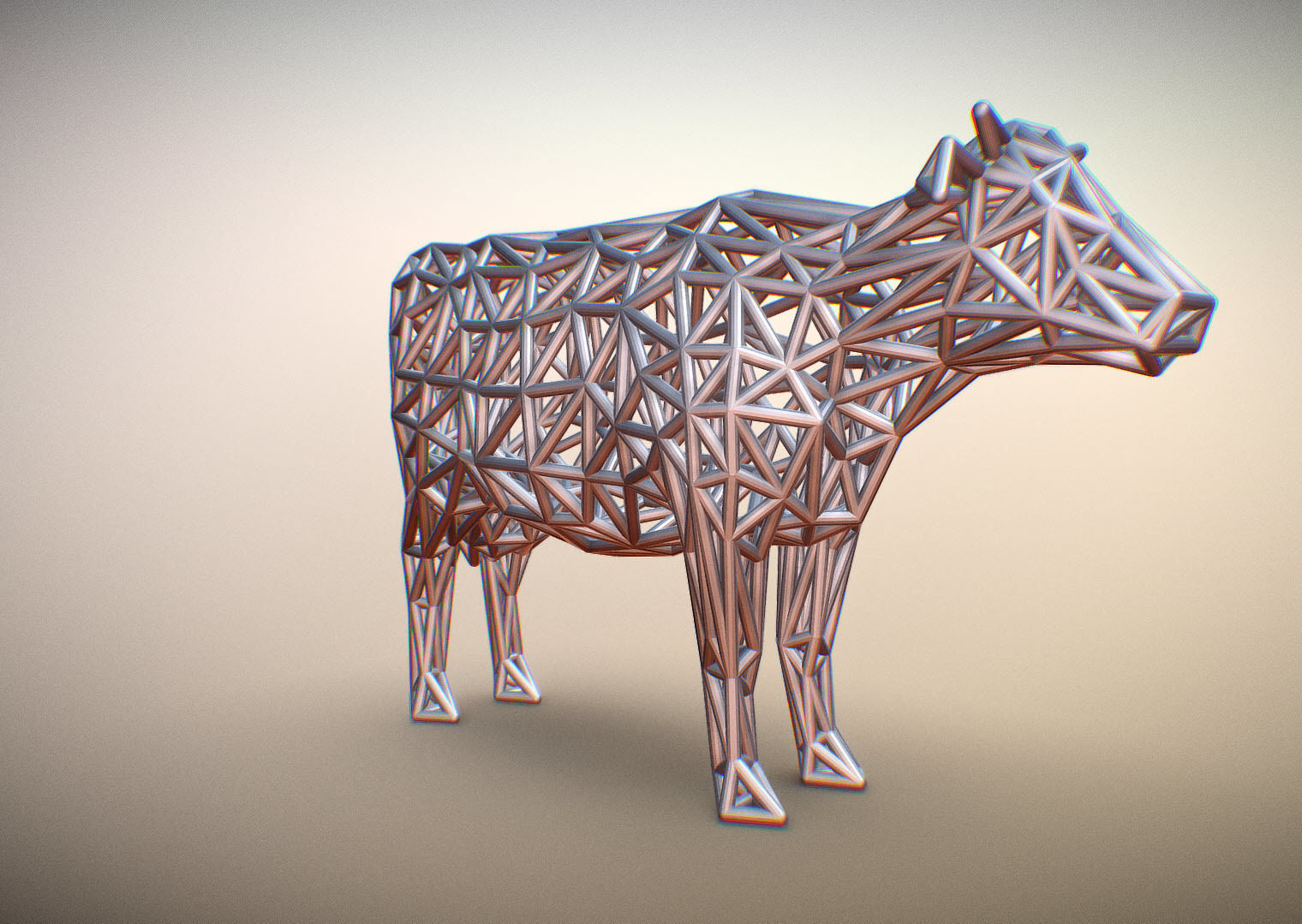 Cow 3d Printable 3D print model_23