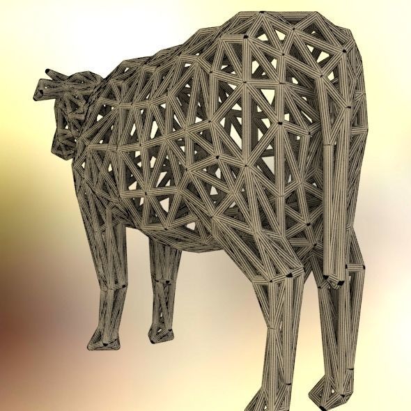 Cow 3d Printable 3D print model_11