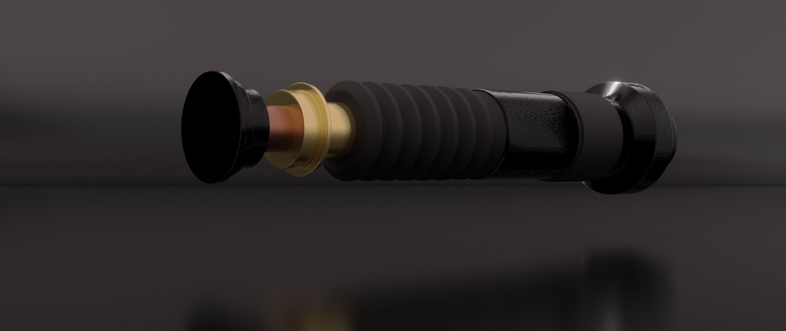 Lightsaber star wars force awakens 3D model_4