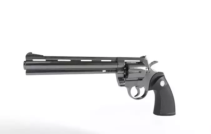 Magnum Pistol 3D Model